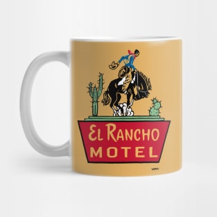 El Rancho Motel Sign Mug